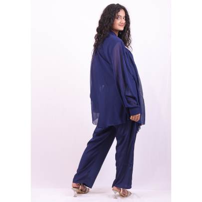 Georgette Designer Kaftan with Pant     Boutique Exclusive