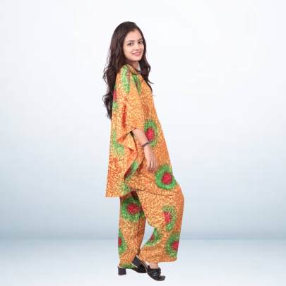 Amazing Hand Tie Dye Printed Kaftan Cord set