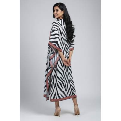 Animal Print Digital Kaftan