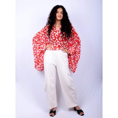 Animal Print Kaftan Tunic