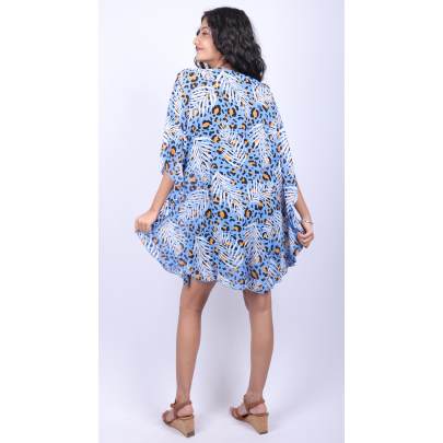 Animal Print Short Kaftan