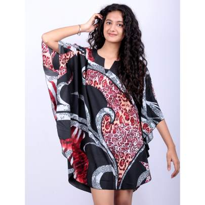 Animal Print Tunic Kaftan