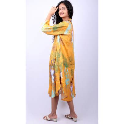 Artisan Bloom Printed Dress