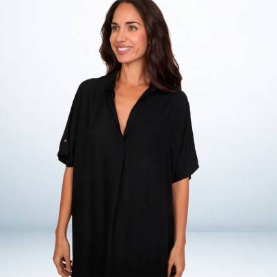 Black Long Kaftan Dress
