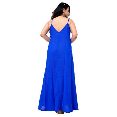 Blue Long Maxi Dress