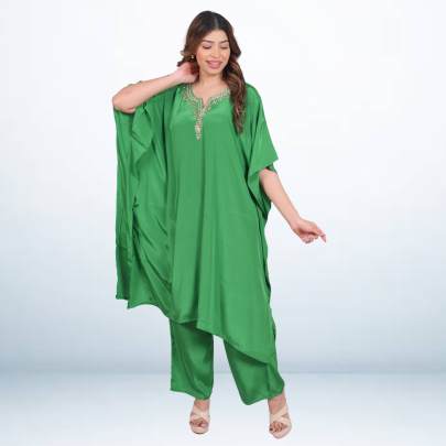 Botanic Glow Kaftan Pant Set 