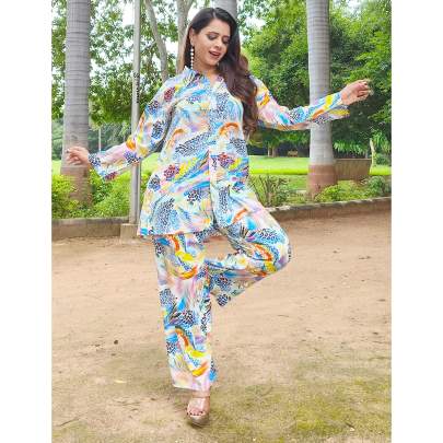 Cotton Printed Co ord Set