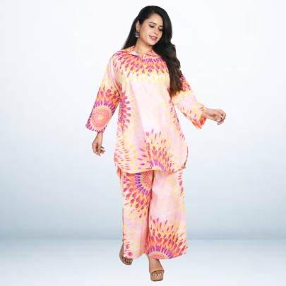 Cotton Printed Co ord Set