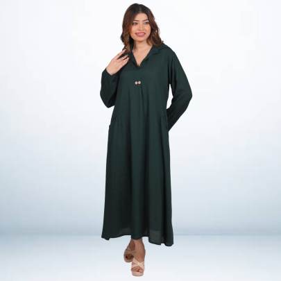 Dark Ivy Rayon Dress 