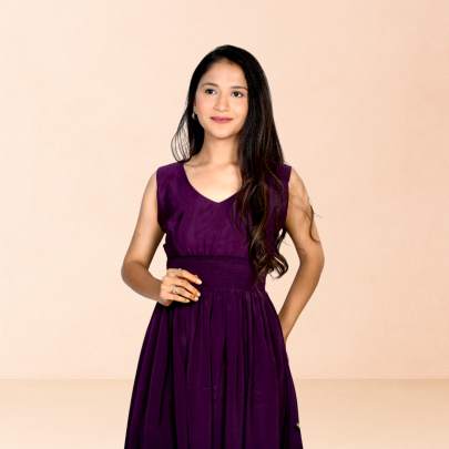 Designer Solid Backless Tube dress