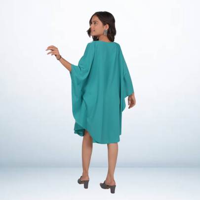 Embroidered Short Tunic Kaftan