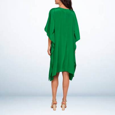 Embroidery Kaftan  Green