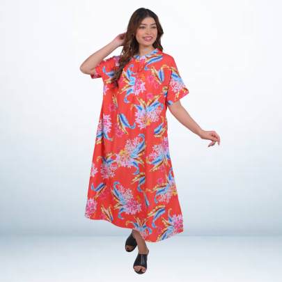 Floral Print Maxi Dress