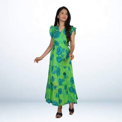 Floral Printed Maxi Dress