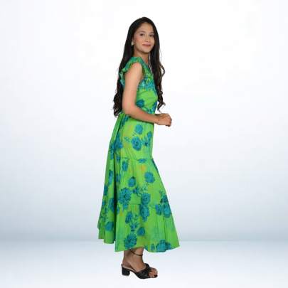 Floral Printed Maxi Dress