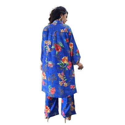 High Low style Tunic Pant Co ord Set