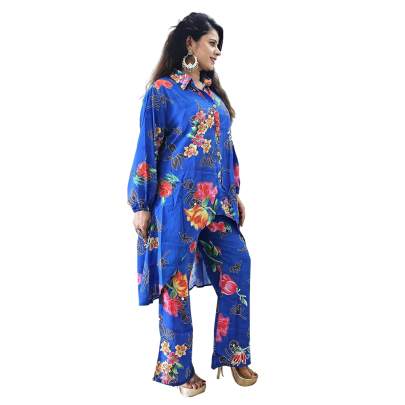 High Low style Tunic Pant Co ord Set