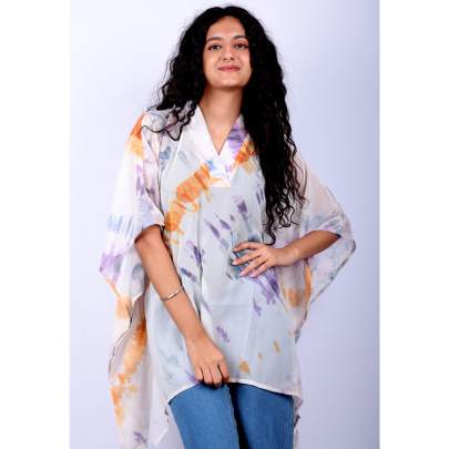 Hand Tie Dye Kaftan Tunic