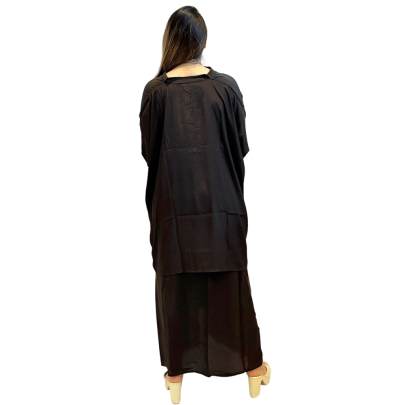 Indo Western Kaftan Dhoti Set