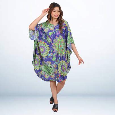 Mandala Floral Leafy Tunic 