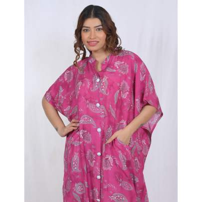 Meadow Paisley Pocket Shirt Dress