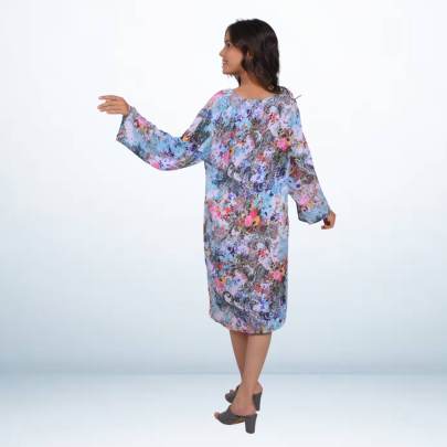 Multicolor Printed Short Kurta Tunic