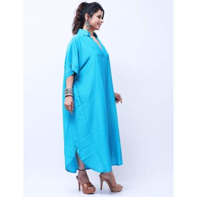 Muslin Cotton Collar Dress
