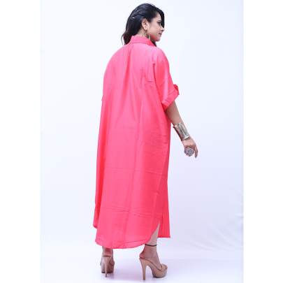 Muslin Cotton Collar Dress