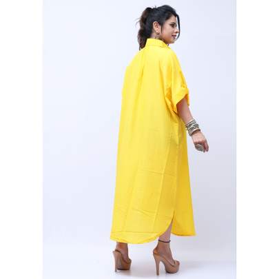 Muslin Cotton Collar Dress
