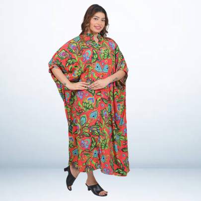 Paisley Leaf Whimsy Dress 