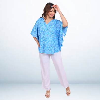 Paisley Print Tunic Kaftan