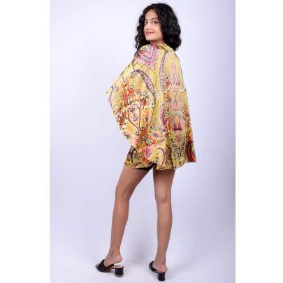 Paisley Print Tunic Kaftan