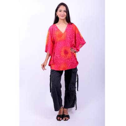 Pretty Tie Dye Kaftan Tunic