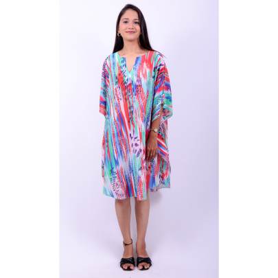 Printed Mid Length Kaftan 
