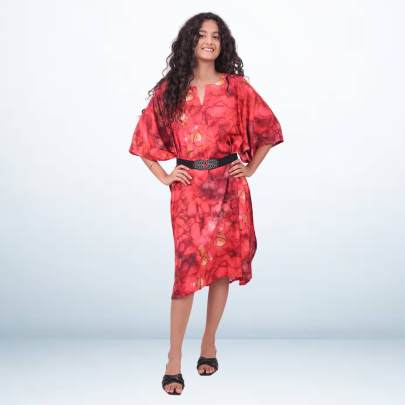Printed Viscose Kaftan