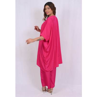 Rose Embellished Kaftan Pant Set