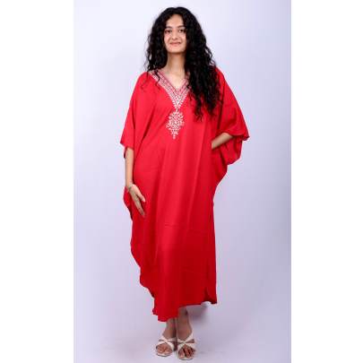 Ruby Rush Embroidered Kaftan 