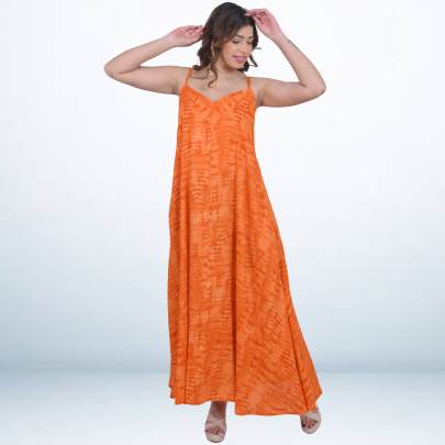 Saffron Glow Pocket Dress