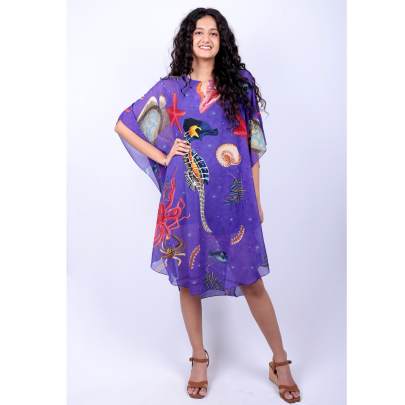 Sea Paradise Short Kaftan 