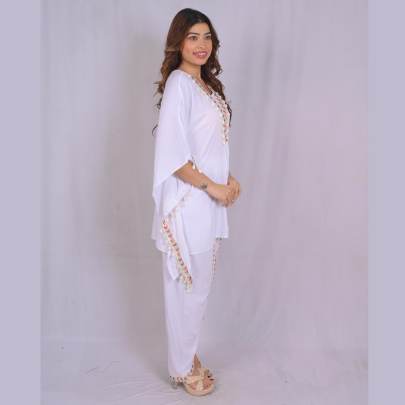 Sequence Embllished Kaftan Pant Set