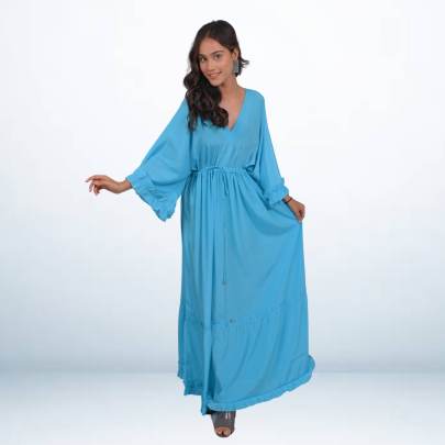 Sky Blue Long Maxi Dress