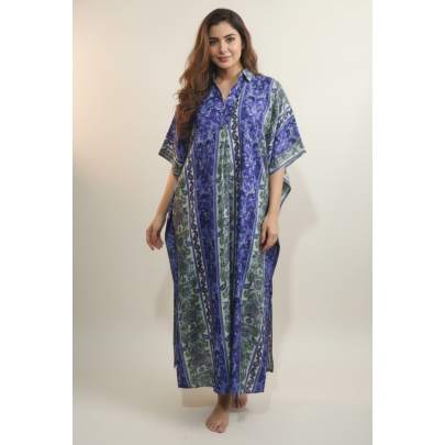 Soft Cotton Printed Long Maxi Kaftan