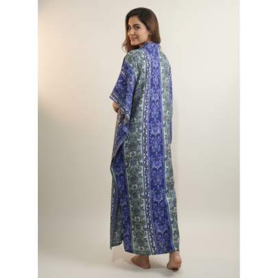 Soft Cotton Printed Long Maxi Kaftan
