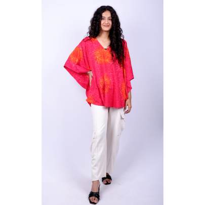 Sunburst Tie Dye Kaftan Tunic