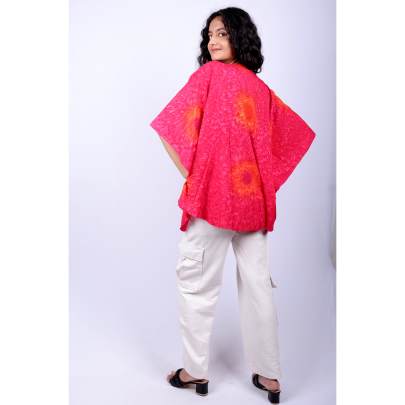 Sunburst Tie Dye Kaftan Tunic