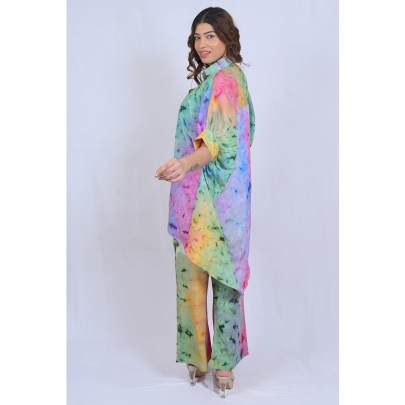 Tie Dye Shirt Style Co ord Set