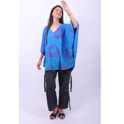 Tie Dye Short Kaftan Top