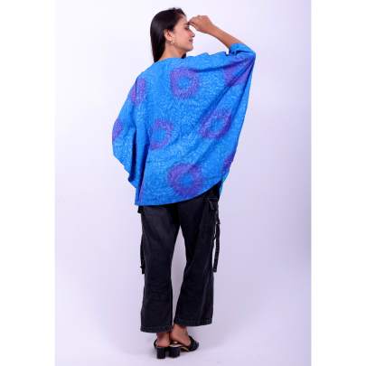 Tie Dye Short Kaftan Top