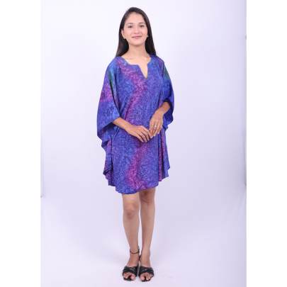 Tie Dye Short Kaftan Tunic