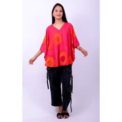 Tie Dye Short Kaftan Tunic